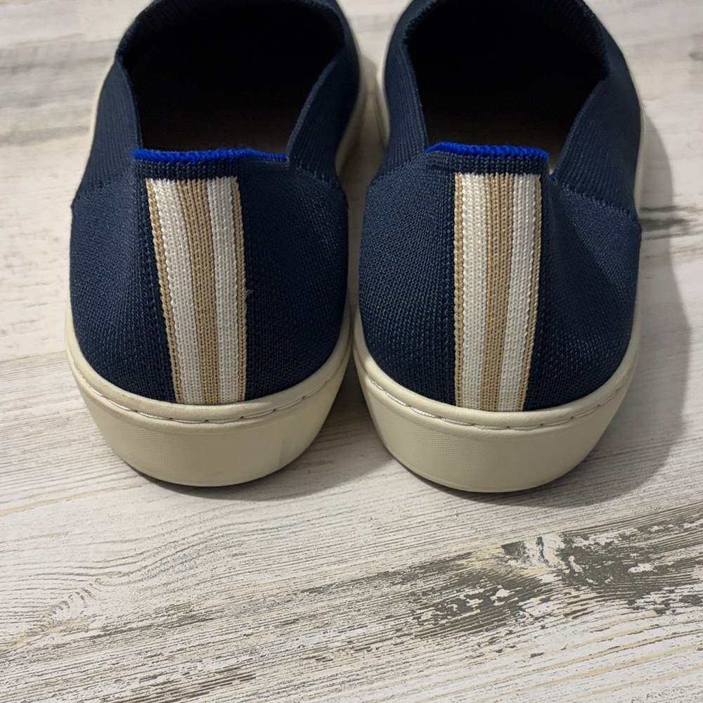 Rothy's The Original Navy Blue Women's Slip-On Sneakers - Picture 5 of 12